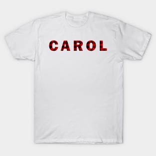 Carol (Red Plaid) T-Shirt
